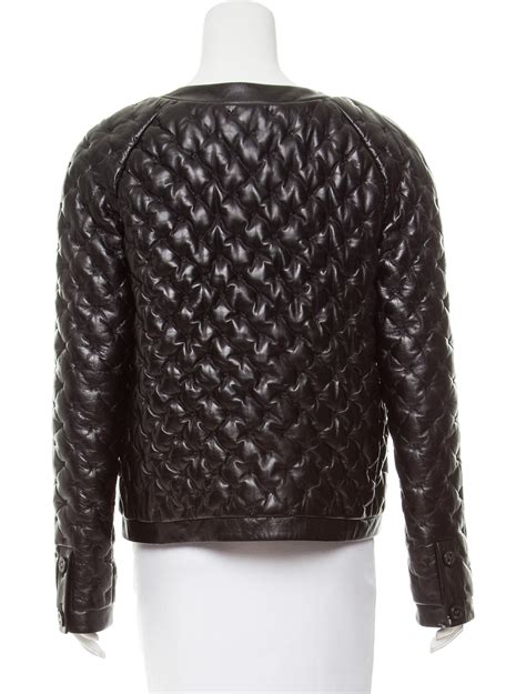 chanel leather jacket.